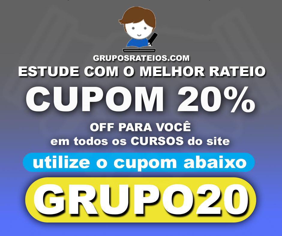 Cupom grupos rateios