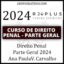 Curso Direito Penal – Parte Geral 2024 – Ana Paula Vieira de Carvalho - Rj Plus