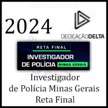 Curso PC-MG Investigador 2024.2 - Pós Edital - Dedicação Delta