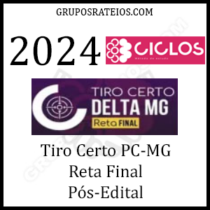 Curso PC-MG Tiro Certo 2024 Reta Final - Ciclos