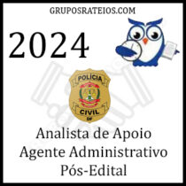 O Curso PC-DF 2024 Analista de Apoio - Agente Administrativo Pós Edital - Estratégia2