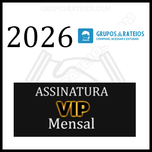 2026 Curso Rateio ASSINATURA TOTAL ILIMITADA MENSAL + 1 Mês Grátis