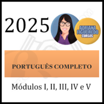 Curso PORTUGUÊS COMPLETO 2025 Todos os Módulos - Adriana Figueiredo