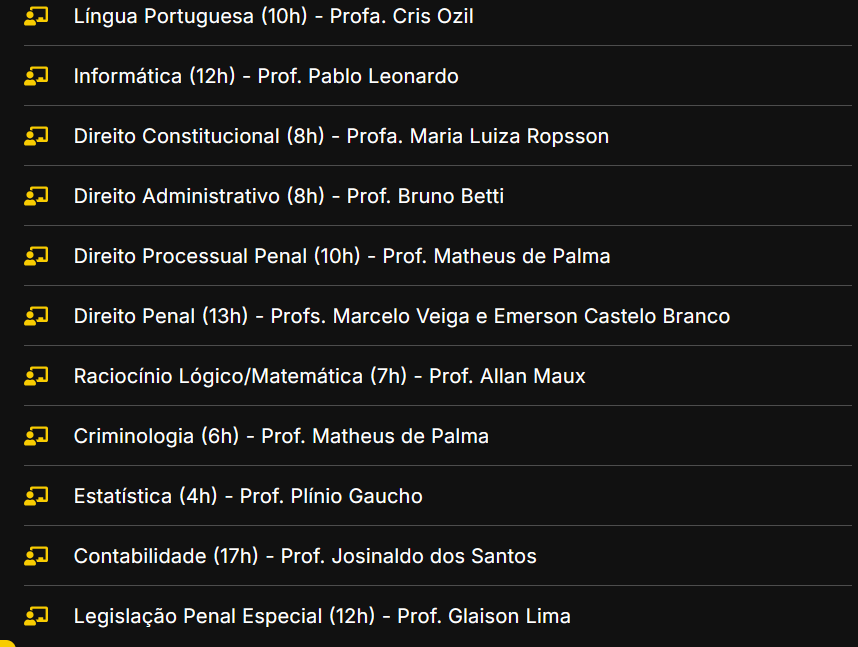 Carreiras Polícias Info