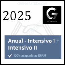 Curso Anual Intensivo I + Intensivo II 2025/1 – Rateio G7 Jurídico