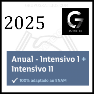 Curso Anual Intensivo I + Intensivo II 2025/1 – Rateio G7 Jurídico