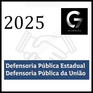 Curso Defensoria Pública Estadual 2025/1 – Rateio G7 Jurídico