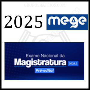 Curso ENAM 2025-2 (Pré-edital + Pós-Edital) – Rateio Mege