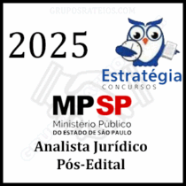 Curso MP-SP 2025 (Analista Jurídico) Pacote (Pós-Edital) - Rateio Estratégia
