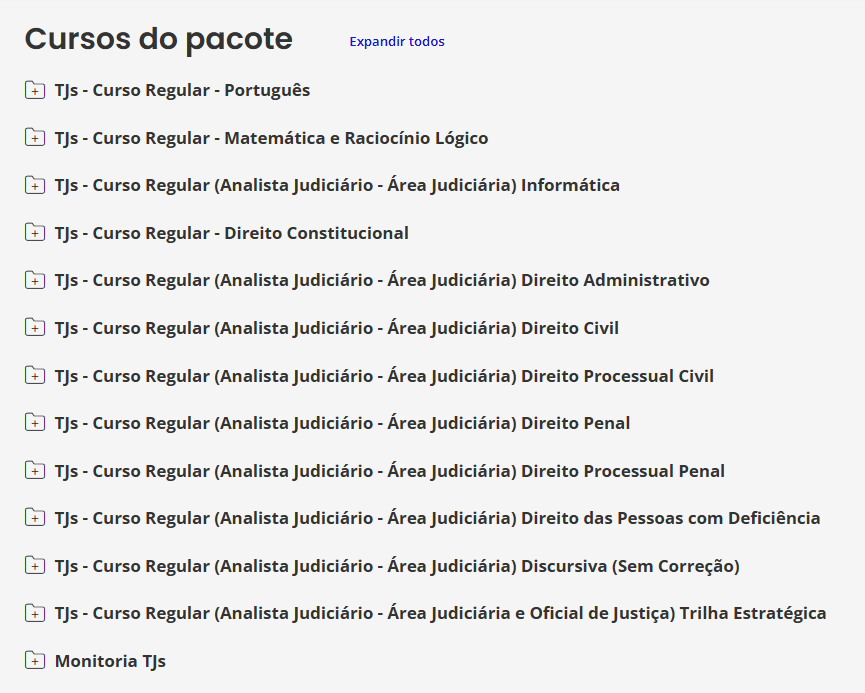 Curso Regular Analista Judiciário