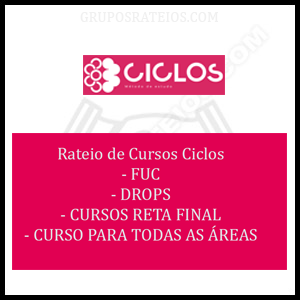 Cursos Rateios CICLOS