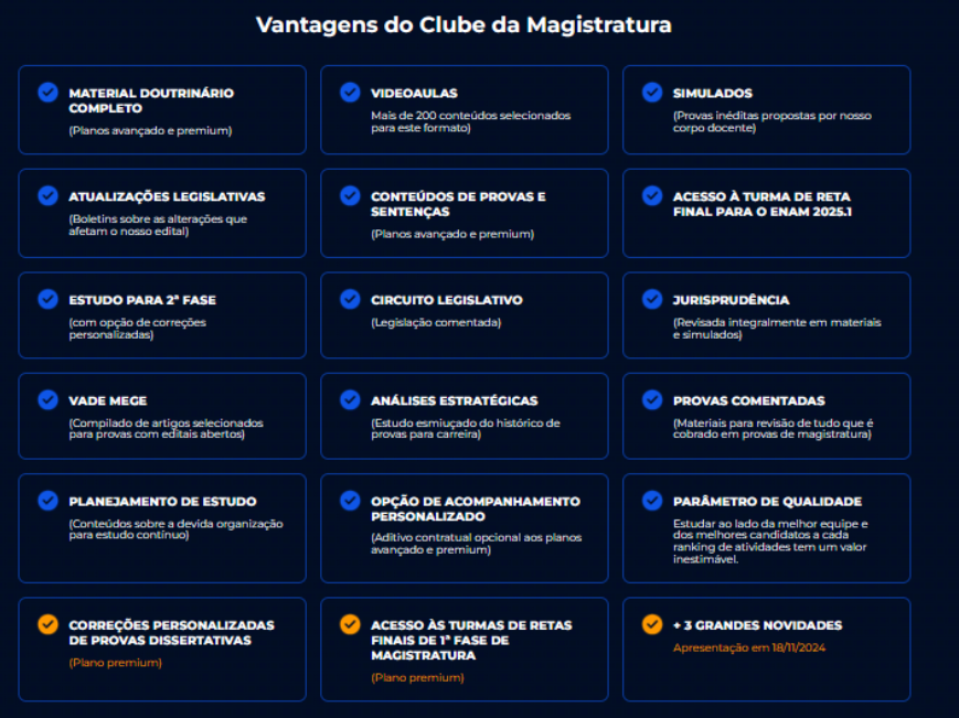 Info clube da magistratura 2025