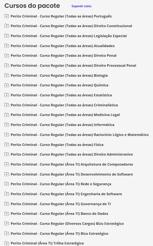 Perito Criminal área ti