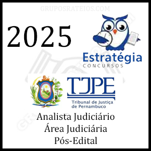 Curso TJ-PE 2025 para Analista Judiciário – Área Judiciária Pós-Edital – Rateio Estratégia