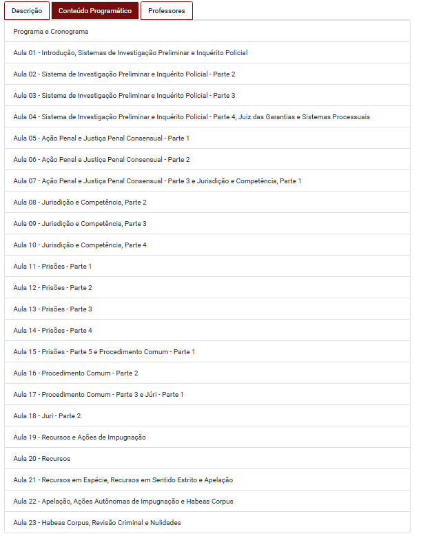 Informações Curso Direito Processual Penal 2025 para Concursos com Nestor Távora - Rateio RJ Plus