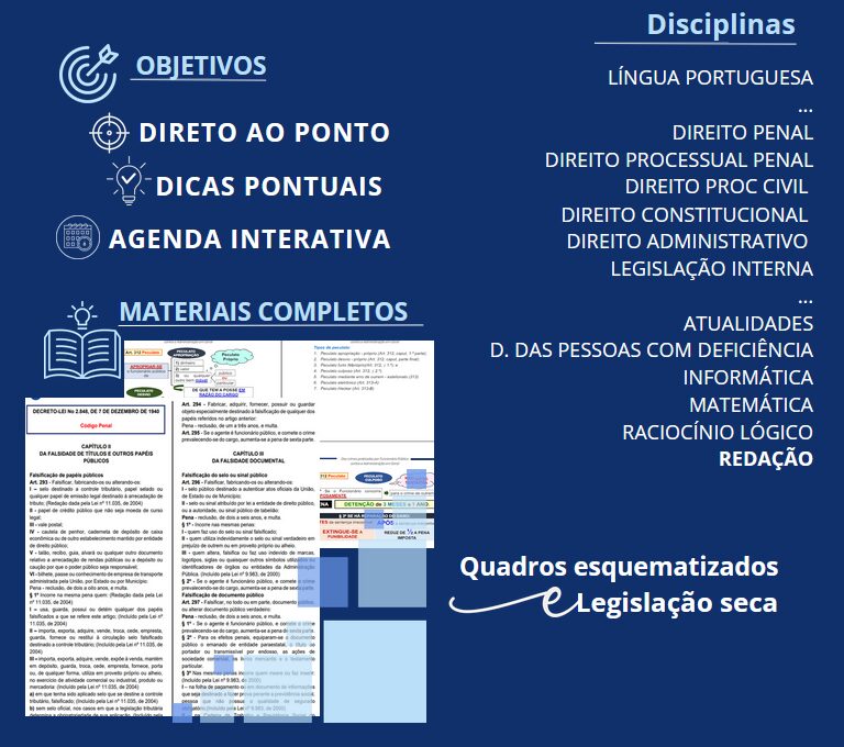 Informações do Curso Intensivo Escrevente TJSP 2025 Pós-edital – Rateio NEAF Concursos