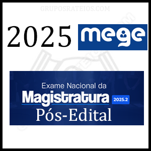 Curso ENAM Pós-Edital [2025.2] Rateio Mege