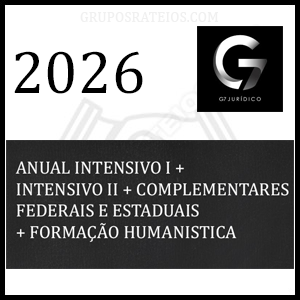 Combo Intensivo I e II + Complementares e Formação Humanística [2026.1] Rateio G7 Jurídico