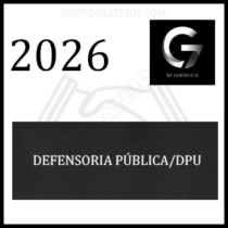 Defensoria Pública e DPU [2026.1] Rateio G7 Jurídico