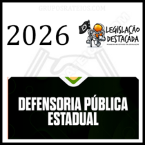 Extensivo Defensoria Pública Estadual [2026] Rateio Legislação Destacada