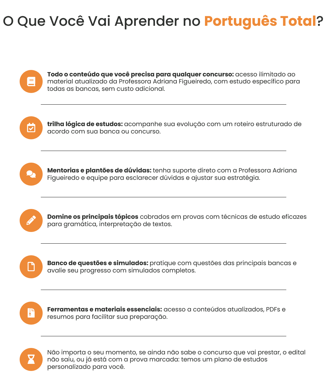 Informações Assinatura Português Total [2026] Rateio Adriana Figueiredo