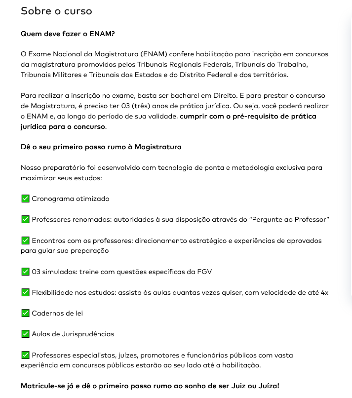 Informações Curso ENAM 5º Exame Nacional da Magistratura [2026.1] Rateio Ceisc