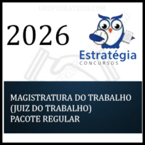 Magistratura do Trabalho (Juiz do Trabalho) Pacote Regular [2026] Rateio Estratégia