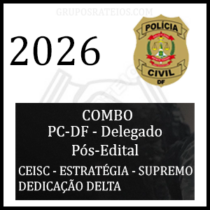 Combo Delegado PC-DF [2026] Rateio de Combos