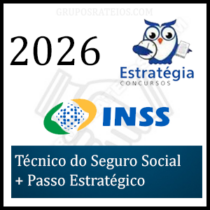 INSS 2026 Pré-Edital [Técnico do Seguro Social] Rateio Estratégia