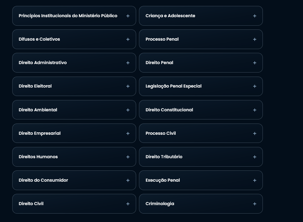 Informações Extensivo MPE [2026] Rateio Rumo ao MP