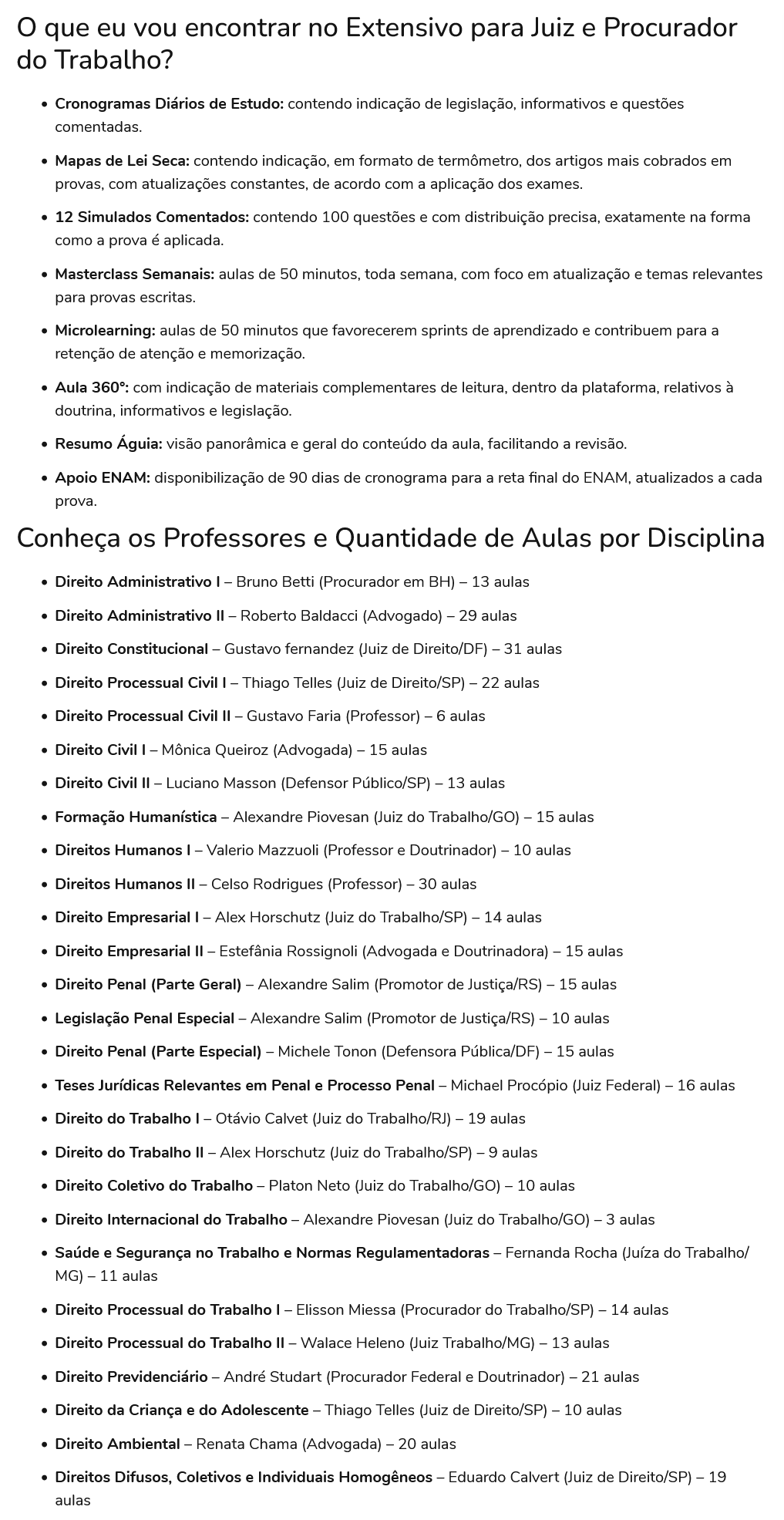 Informações Magistratura do Trabalho e MPT 2026 [Extensivo] Rateio Magistrar Educacional