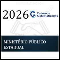Ministério Público Estadual [2026] Rateio Cadernos Sistematizados