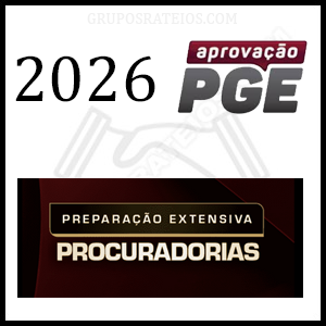 Preparação Extensiva Procuradorias [2026] Rateio Aprovação PGE