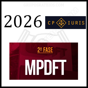 2ª Fase MPDFT - Promotor [2026] Rateio Cp Iuris