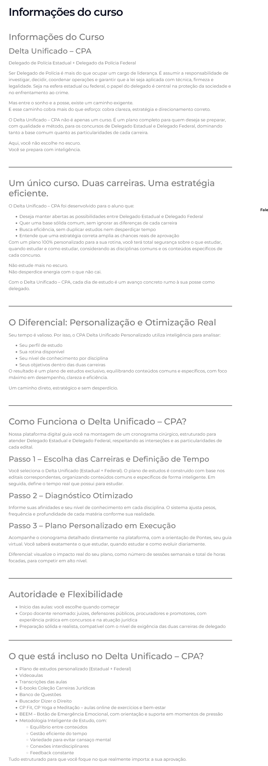 Informações (CPA) Delegado Estadual + Delegado Federal [2026] Rateio CP Iuris