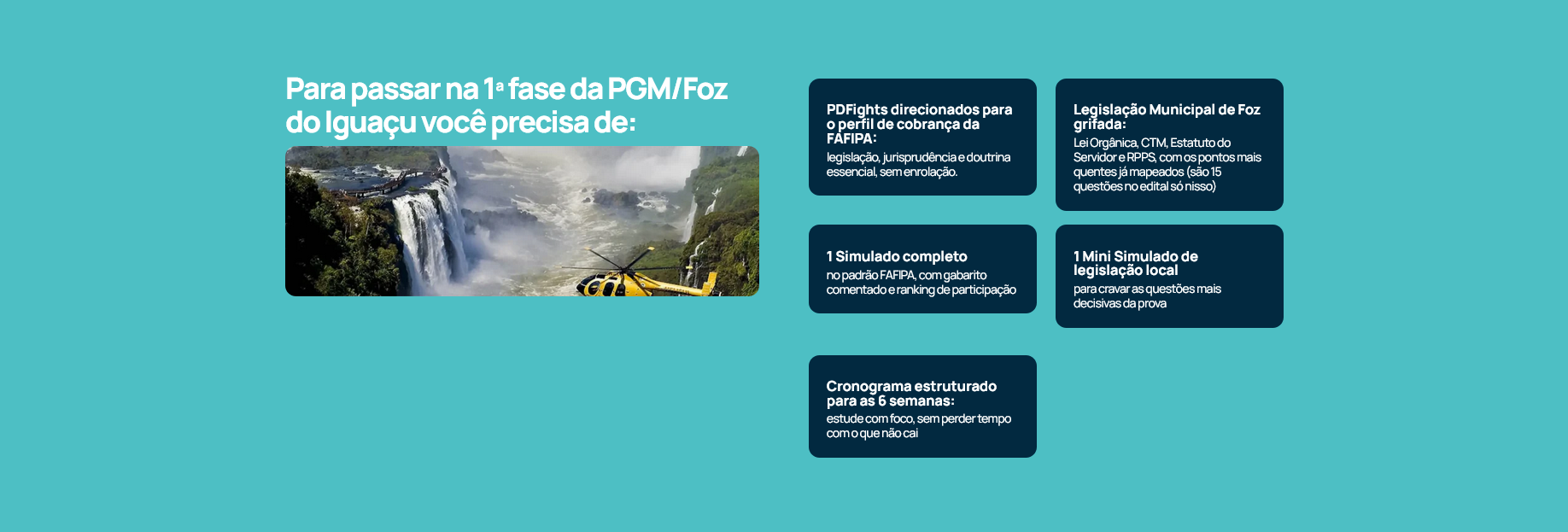 Informações Sprint Final PGE/Foz do Iguaçu [2026] Rateio Revisão Ensino Jurídico