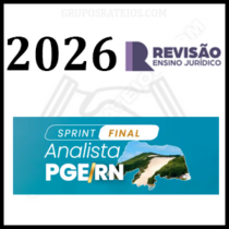 Sprint Analista PGE/RN [2026] Rateio Revisão Ensino Jurídico