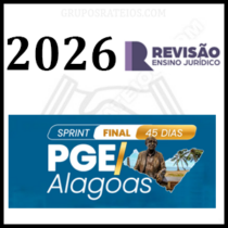 Sprint Final PGE/AL [2026] Rateio Revisão Ensino Jurídico