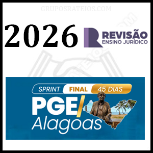 Sprint Final PGE/AL [2026] Rateio Revisão Ensino Jurídico