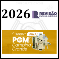 Sprint Final PGM/Campina Grande [2026] Rateio Revisão Ensino Jurídico