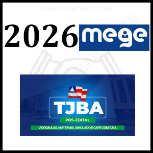 TJBA 2026 Juiz Substituto [Pós-edital] Rateio Mege