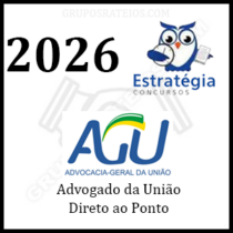 AGU 2026 Direto ao Ponto [Advogado da União] Rateio Estratégia Concursos