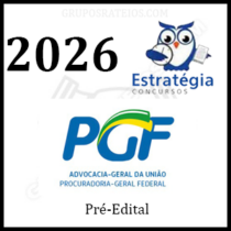 AGU 2026 Pré-Edital [Procurador Federal] Rateio Estratégia Concursos2