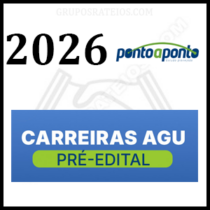 Carreiras AGU 2026 [Pré-Edital] Rateio Ponto a Ponto