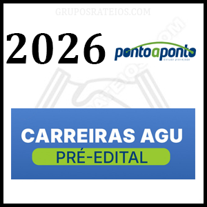 Carreiras AGU 2026 [Pré-Edital] Rateio Ponto a Ponto