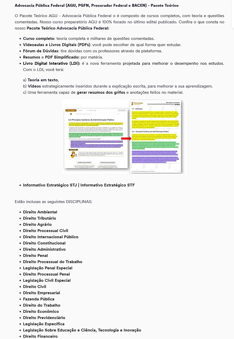 Informações AGU 2026 Pré-Edital [Procurador Federal] Rateio Estratégia Concursos