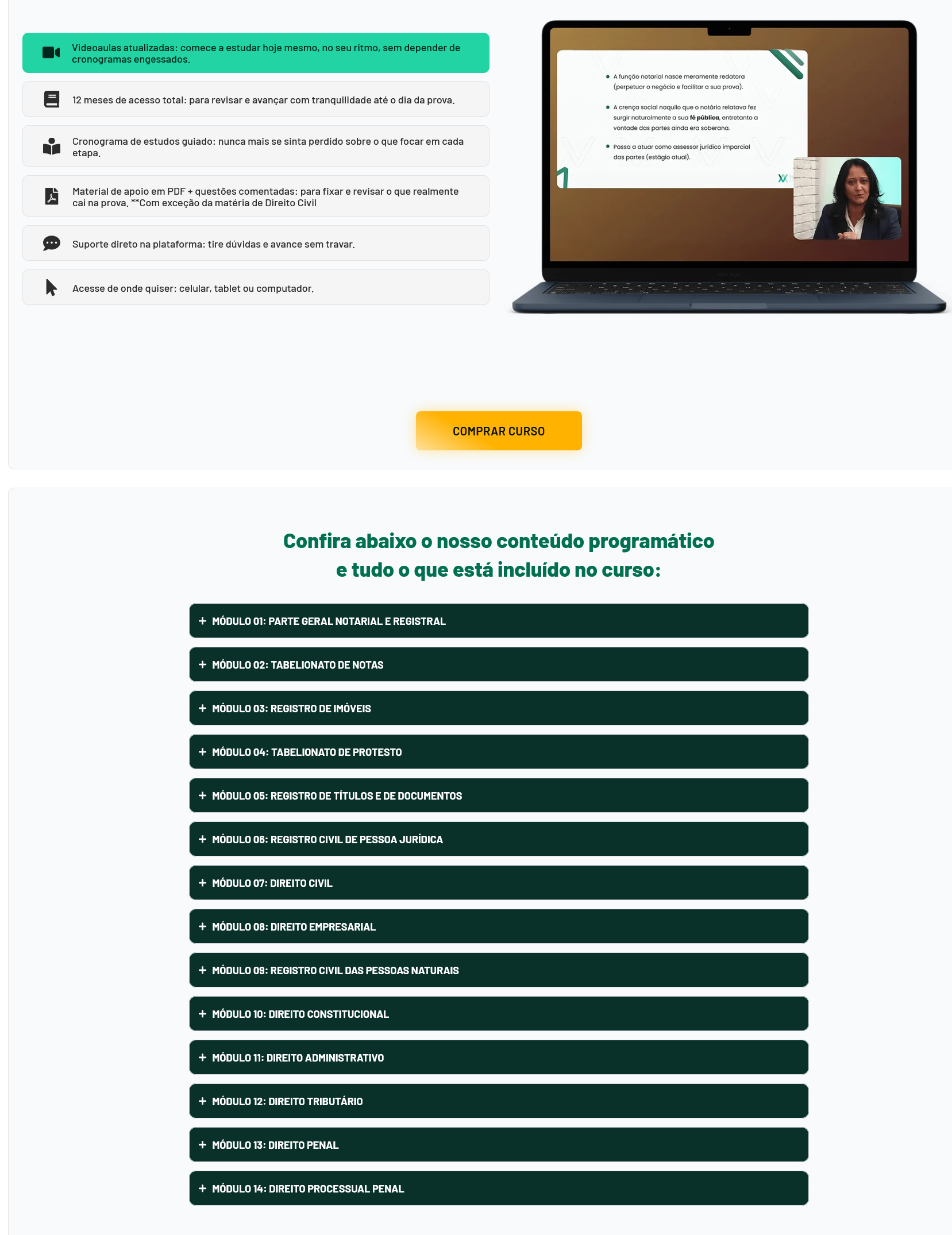 Informações Preparatório ENAC e 1ª Fase de Cartórios [2026] Rateio Virgínia Arrais