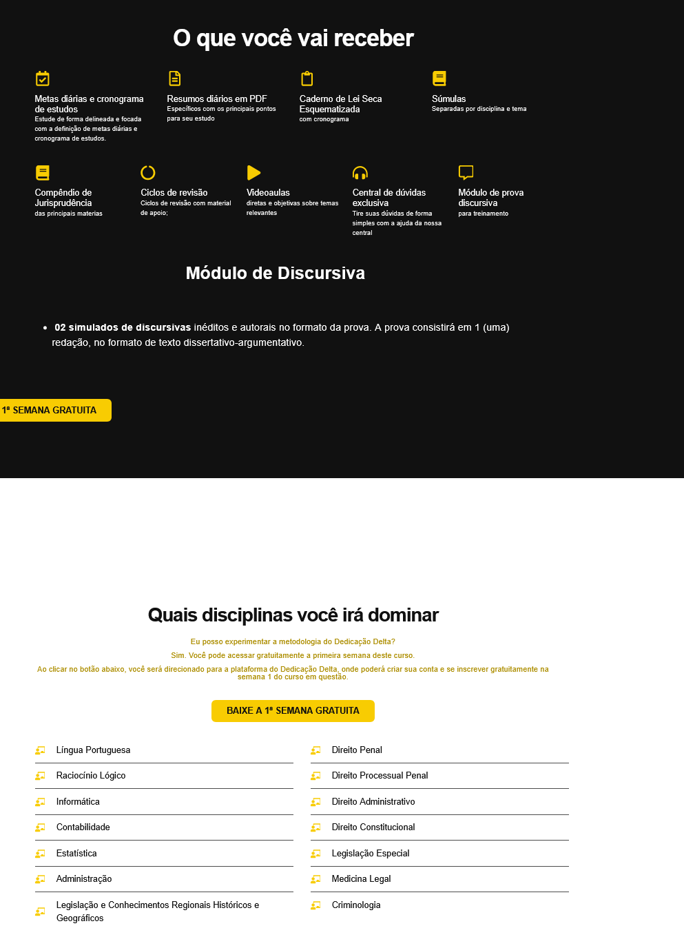 Informações RETA FINAL OFICIAL INVESTIGADOR DE POLÍCIA CIVIL MARANHÃO [2026] Rateio Dedicação Delta